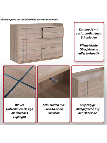 MCW Kommode P44, Walnuss-Optik