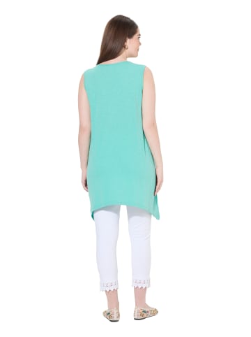 Ulla Popken Longshirt in jadegrün