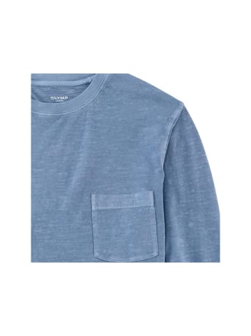 OLYMP  Rundhals T-Shirt in blau