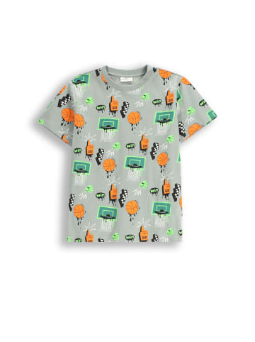 Coccodrillo T-Shirt mit kurzen Ärmeln in bunt