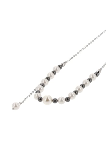 NAEMI Women Necklace in Silver White
