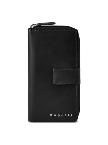 Bugatti Valencia Geldbörse RFID Schutz Leder 19 cm black