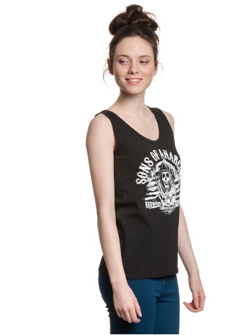 Fox Tanktop Sons of Anarchy Charming California in schwarz