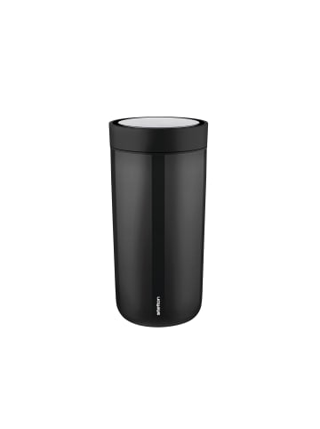 Stelton To-Go Becher Click in Schwarz