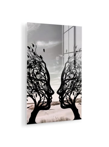 OnlyWow Acrylglasbild Gesichtsbaum