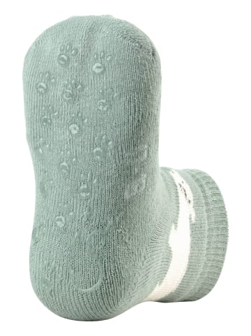 Sterntaler ABS Krabbelsocken 2er-Pack Eisbär in sattes grün