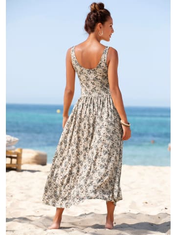 Vivance by Lascana Midikleid in beige-bedruckt
