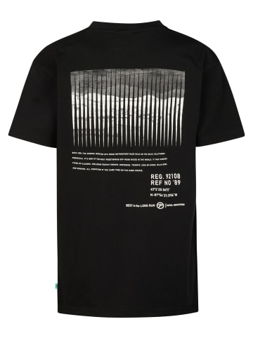 Petrol Industries T-Shirt mit Grafik-Rückenprint Serape in Schwarz