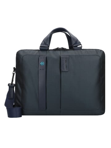 Piquadro P16 Aktentasche 41 cm Laptopfach in blue