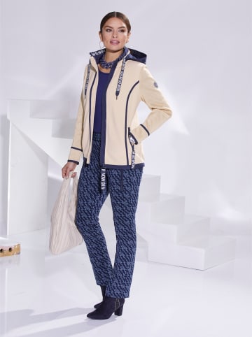 creation L Fleece-Jacke in sand-marine