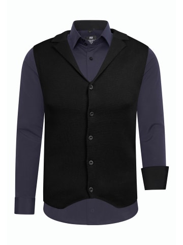 Rusty Neal Hemd mit Weste 2er Set in Navy