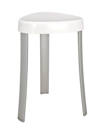Wenko Hocker Mod. Corrente Weiß, Hocker Corrente Weiß in Weiß