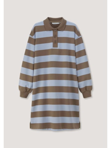 Hessnatur Sweat Kleid Streifen Relaxed in camel