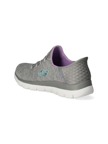 Skechers Slip-On Sneaker DAZZLING HAZE in grau