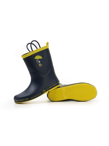 SCHIETWETTER Gummistiefel hoch Mööv Kids in marine/gelb