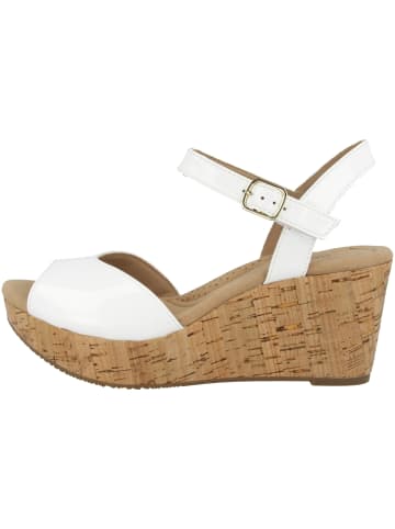 Clarks Keilsandale Annadel Mystic in weiss