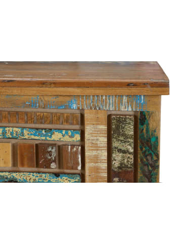 Giner y Colomer Truhe aus recyceltem Holz in Multicolored