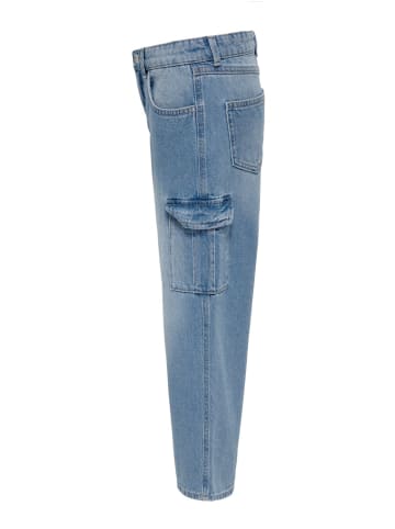 KIDS ONLY Cargo-Jeans KOGHARMONY in light blue denim