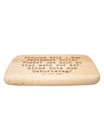 Mr. & Mrs. Panda Holzbrett Spruch 2012 Geburtstag mit Spruch in Transparent