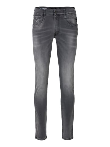 Replay Slim-fit-Jeans 11.5 Oz Hyperflex Black Stretch Denim in grau
