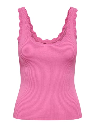 JDY Tanktop 'Nanna Scallop' in Pink