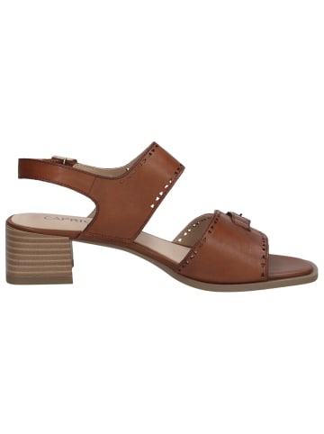 Caprice Sandalette in COGNAC NAPPA