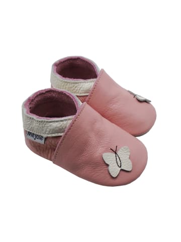 Yalion Baby Krabbelschuhe in Schmetterling rosa