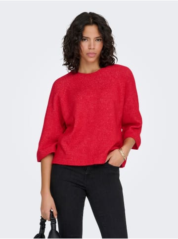 ONLY Strickpullover in True Red