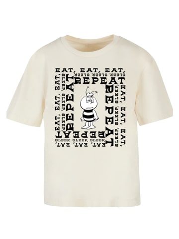 F4NT4STIC Ladies Everyday Tee Die Biene Maja Willi In The Loop in Whitesand