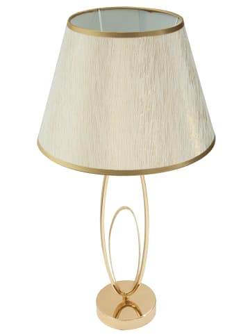 Mauro Ferretti Tischlampe aus goldenem Metall, Ø 30 x 58 cm
