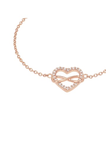 s.Oliver Armband Silber 925, rosévergoldet in Roségold