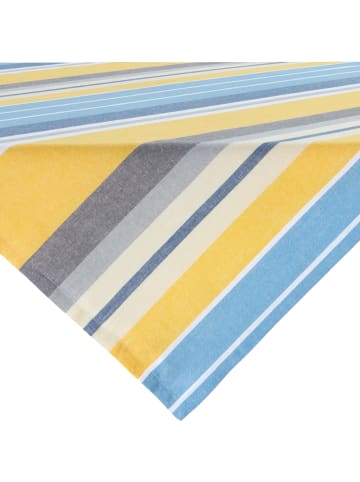 REDBEST Baumwolle, Gewebt Mitteldecke in blau-gelb