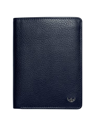 Golden Head Capri Geldbörse RFID Schutz Leder 9 cm blau