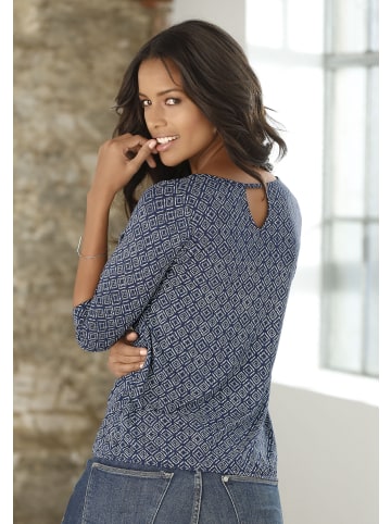LASCANA Blusenshirt in navy