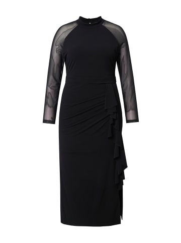 Ulla Popken figurbetontes Kleid in schwarz