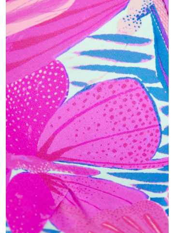 Sunseeker Triangel-Bikini-Top in pink-blau bedruckt
