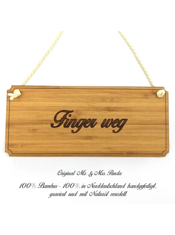 Mr. & Mrs. Panda Wanddeko Finger weg mit Spruch in Keine Angabe
