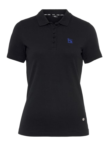 H.I.S. Poloshirt in schwarz