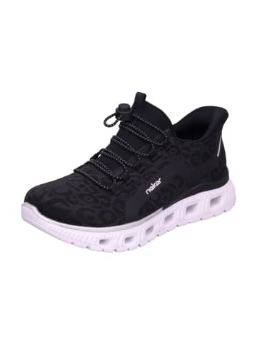 rieker Damenslipper sportlicher Boden FSK Damen Halbschuhe in  Schwarz