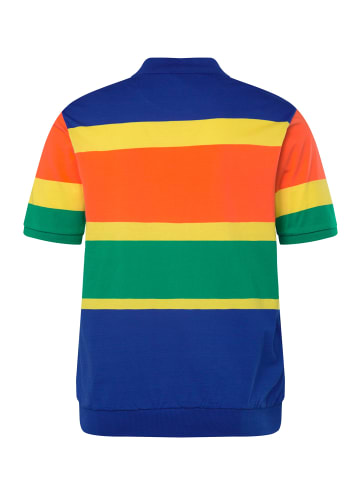 Men Plus Poloshirt in kobaltblau