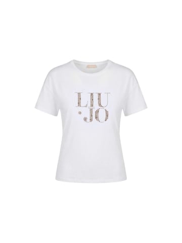 Liu Jo Weiß Baumwolle T-Shirt