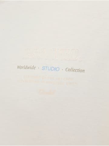 JACK & JONES PLUS T-shirt in Antique White