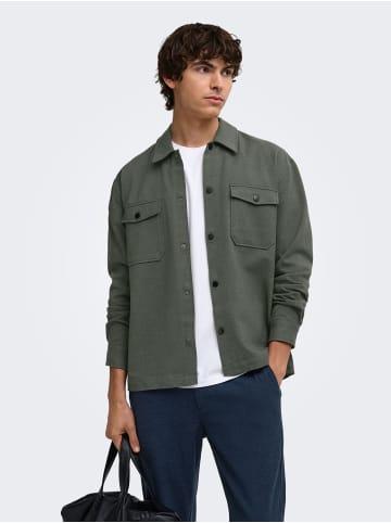 ONLY & SONS Overshirt in Beluga 1