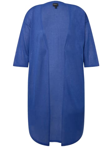 Ulla Popken Strickjacke in stahlblau
