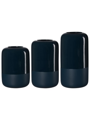 Ritzenhoff & Breker 3-tlg. Vasen Dome in – 20/25/30 cm in Blau