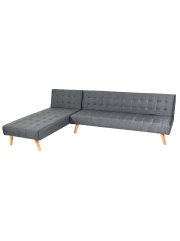 MCW Ecksofa K38 Liegefläche links/rechts, Dunkelgrau