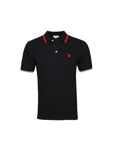 U.S. Polo Assn. Poloshirt in schwarz