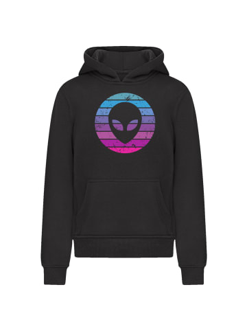 F4NT4STIC Hoodie Alien Kopf in schwarz