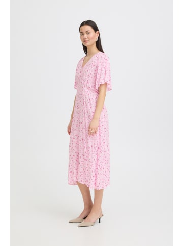 ICHI Freizeitkleid IHVERA Regular fit in PINK LADY FLOWER