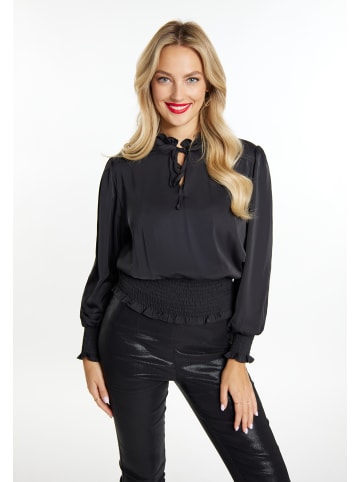 faina Damen Bluse in Schwarz